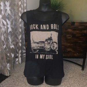 Torrid Rock and Roll in My Soul Motorcycle Tank
